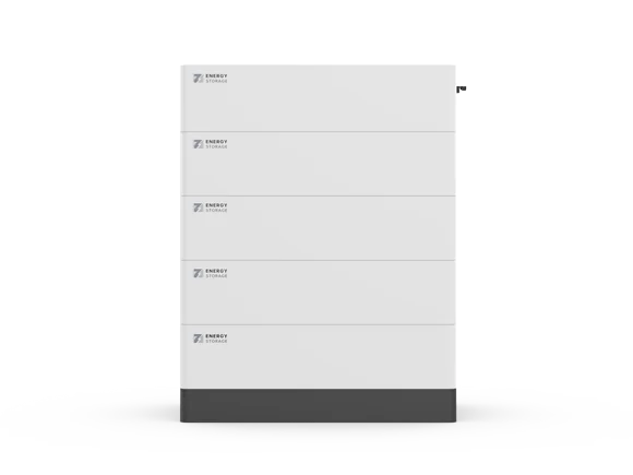 Manufacturer front view · 4 battery modules and control box